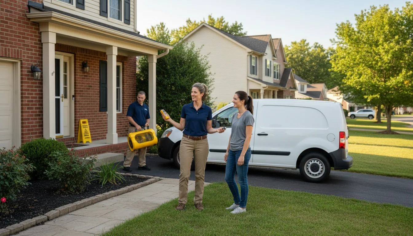 Water restoration image for Home Water Damage Repair in Chapman, KS